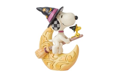 Jim Shore Peanuts Halloween Snoopy & Woodstock Figurine - Handcrafted Home Decor Sculpture
