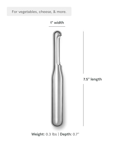 Caraway Stainless Steel Vegetable Peeler with Ergonomic Handle – Kitchen Tool