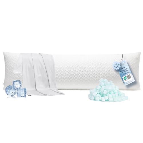 Rainmr Extra Long Body Pillow 160x50cm with Cooling Cover – Anime Pillowcase 20x63 Inches