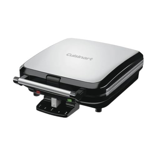 Cuisinart Belgian Waffle Maker New Square Classic - 4-Slice Stainless Steel