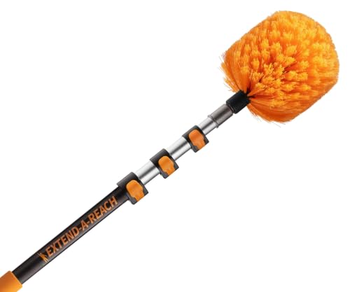 13ft Cobweb Duster with Extend-A-Reach Aluminum Pole - High Reach Cleaning Tool