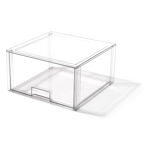Stackable Clear Storage Drawers Tall X-Large - Space-Saving Home Organization