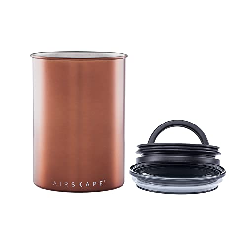 Planetary Design Airscape Stainless Steel Coffee Canister - Brushed Copper, Medium