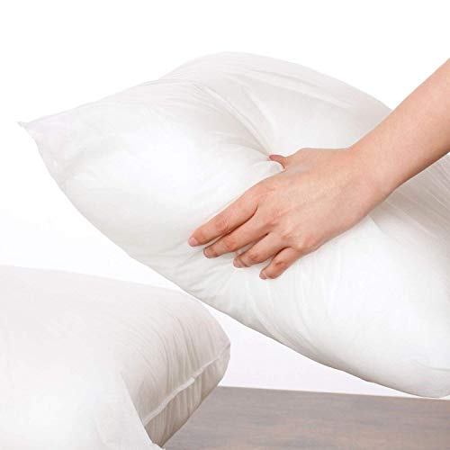 18 x 18 Inch Plush Throw Pillow Inserts Set of 8 - Hypoallergenic Cushion Fill