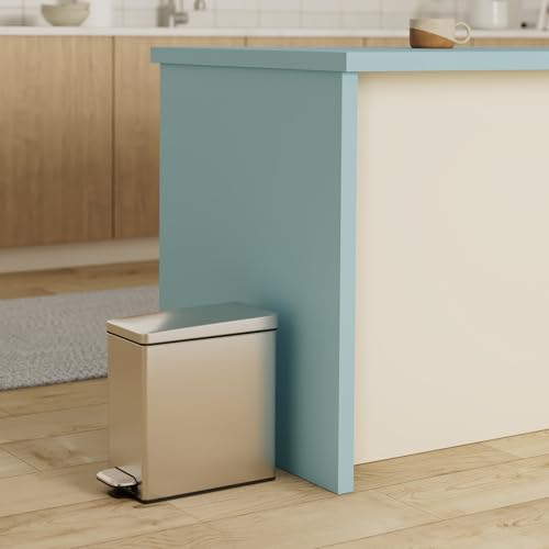 simplehuman 10 Liter / 2.6 Gallon Stainless Steel Bathroom Slim