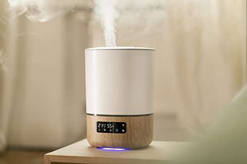 Connected Baby Humidifier with Tank, Nightlight & App Control - 1 Gallon