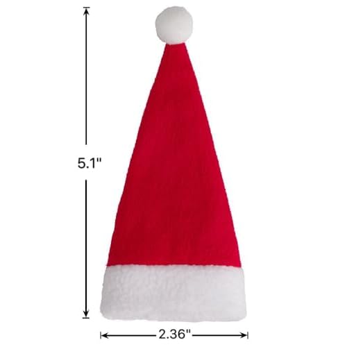 Christmas Santa Hats Silverware Holders, Xmas Party Dinner Utensil Organizers Decorations Supplies 32pcs