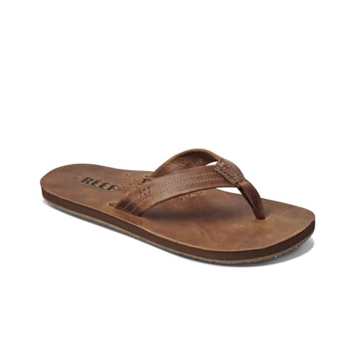REEF Draftsmen Sandals - Bronze Brown, Size 11 - Durable Leather Footwear
