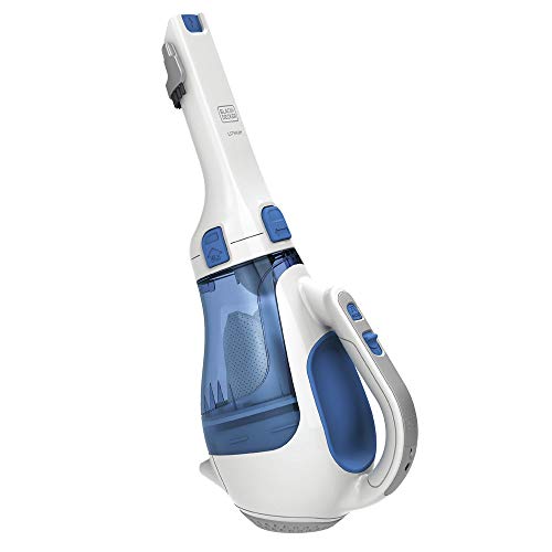 BLACK+DECKER Cordless Handheld Vacuum Cleaner 12V with Crevice & Rotating Nozzle