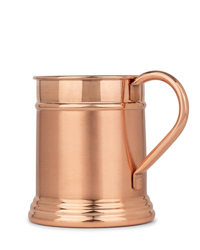 JYPR 18 oz Copper Mug - Handcrafted Moscow Mule & Beer Steins