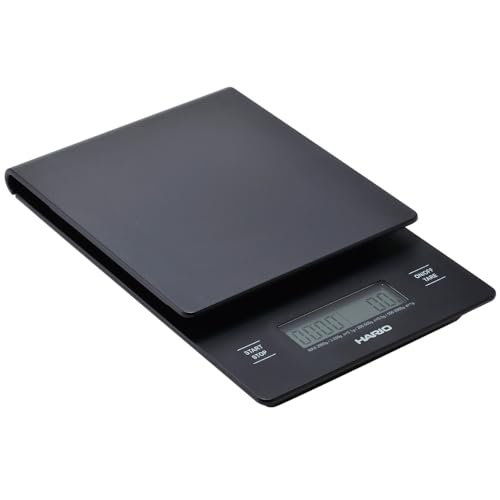Hario V60 Drip Coffee Scale with Timer - Black (New Model)