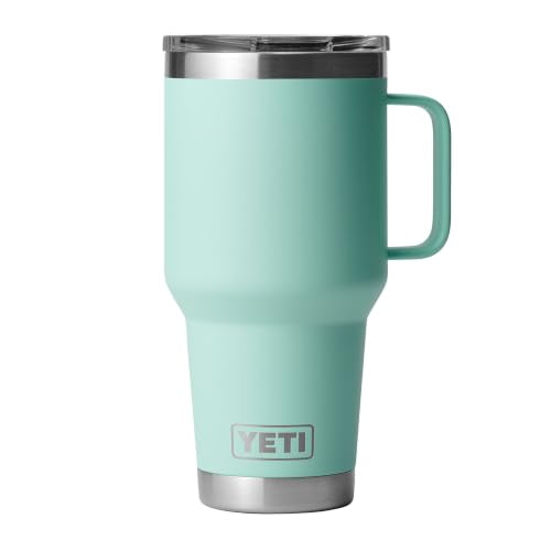 YETI Rambler 30 oz Travel Mug - Seafoam Stainless Steel Vacuum Insulated with Stronghold Lid