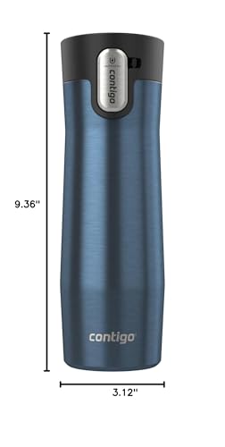 Contigo AUTOSEAL West Loop 3.0 Travel Mug 20oz Blueberry Leak-Proof Thermos