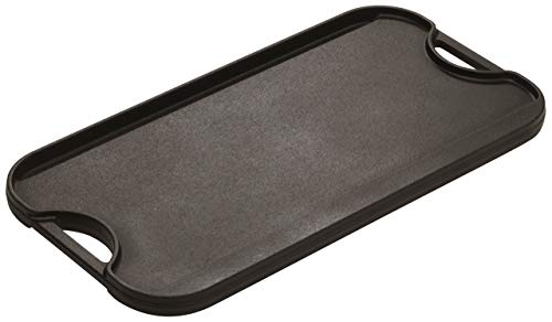 Lodge Reversible Cast Iron Grill and Griddle 20x10.5 Inch, PFOA-Free