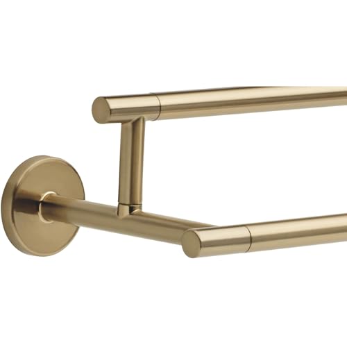 Delta 75925-CZ 24-Inch Champagne Bronze Double Towel Bar Bathroom Hardware