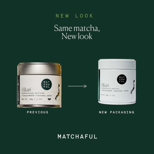 Matchaful Hikari Single Origin Ceremonial Matcha 30g Tin - Premium Japanese Green Tea