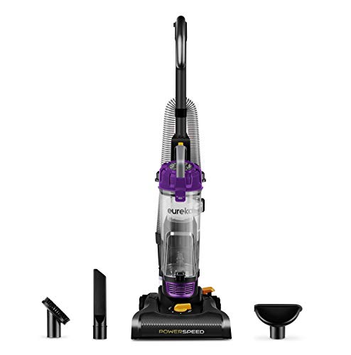Eureka PowerSpeed NEU182B Upright Vacuum Cleaner with Washable Filter - Purple, Includes Accessories