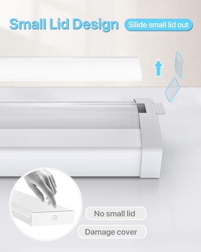 Hyperlite 60W/50W/40W 4ft LED Wraparound Light Fixture - Linkable, 5000K, 6600 Lumens, Energy Efficient, ETL Listed
