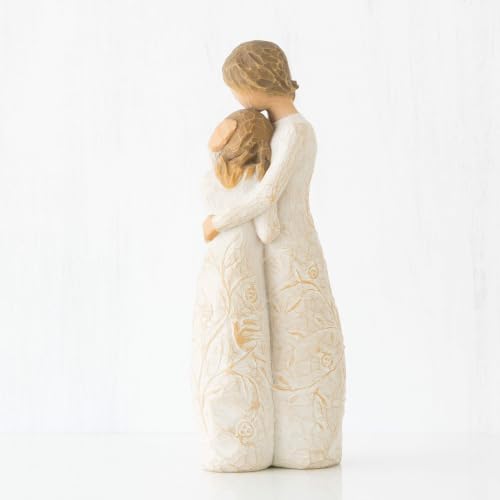 Willow Tree Mother Daughter Figurine - Hand-Painted Resin Sculpture Gift