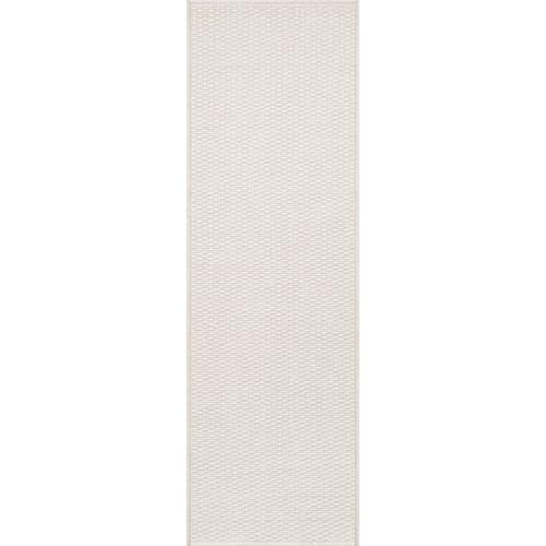 Lena Rug 2x7 Indoor Outdoor Jute-Style Rug - Washable Natural Fiber Runner for Living & Patio