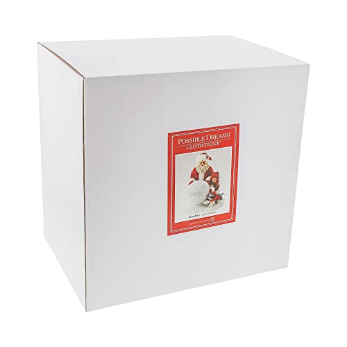 Department 56 Santa Let It Snow Figurine - Handcrafted Holiday Collectible, 10.5 Inch