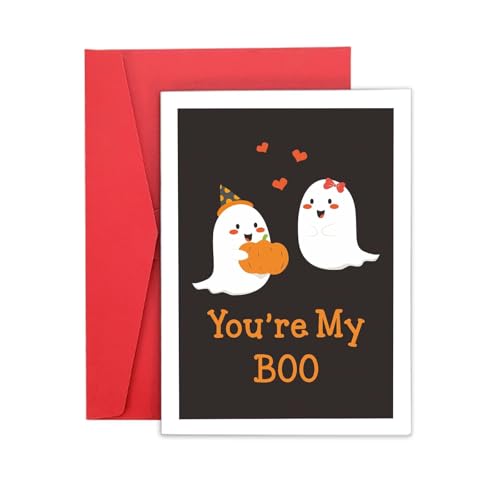 Boo Basket Stuffers for Women Men Halloween Gifts Husband Boyfriend Gifts from Girlfriend Wife Boo Basket Stuffer for Her Spooky Basket Stuffers Halloween Decor Boo Card Birthday Christmas Summerween Decorations