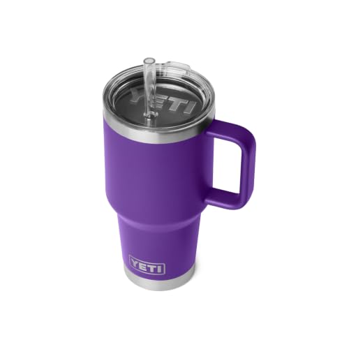 YETI Rambler 35 oz Straw Mug - Pace Purple, Insulated Travel Water Bottle