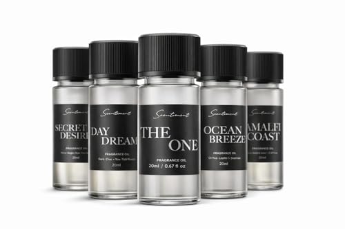 Hotel Diffuser Oil Set - 5 Fragrance Oils for Ultrasonic & Ceramic Diffusers - 0.68 Fl Oz Each - Variation of THIS Listing
