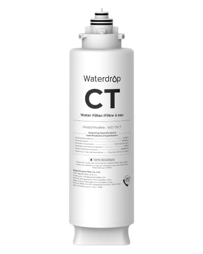 Waterdrop 12-Month Replacement Water Filter for TSU & TSU-WB Under-Sink Systems