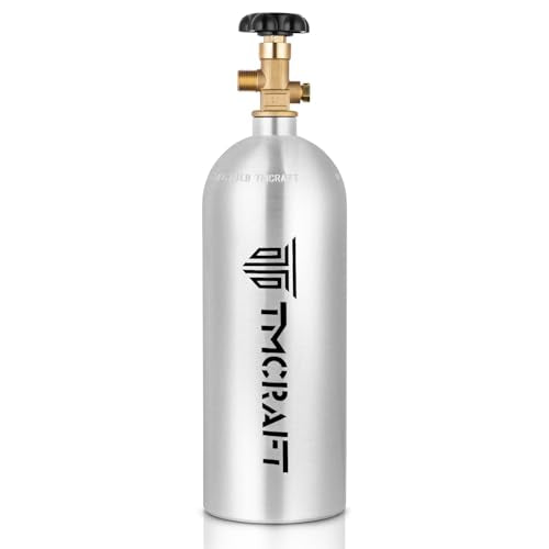 5lb Aluminum CO2 Tank with CGA-320 Valve for Draft Beer & Kegerator