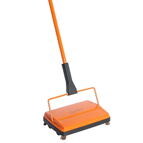 Stanley Electrostatic Carpet & Floor Sweeper - Cordless Lightweight Cleaner
