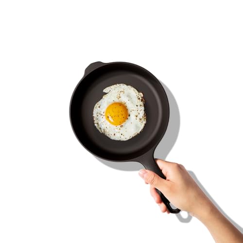 Mini Cast Iron Skillet 6.75-Inch for Single Egg & Small Tasks - Pre-Seasoned, Made in USA