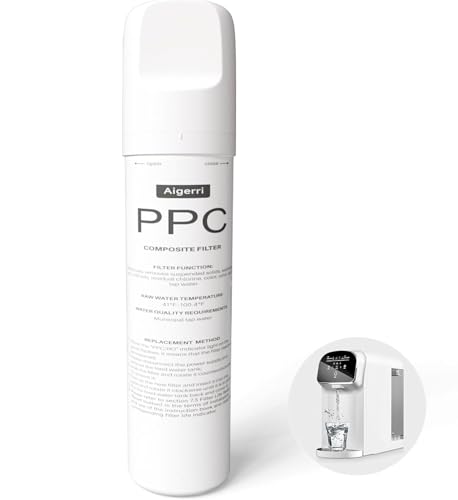 Aigerri PPC Filter Replacement Cartridge - 60-90 Day Lifespan, Easy Twist-In Fit for Countertop Water Filter System - Variation of PPC Filter