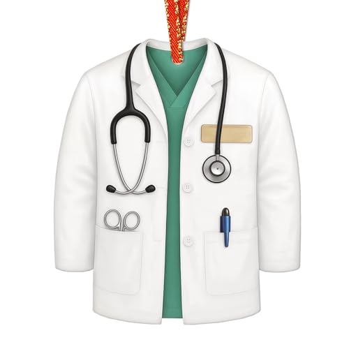 JUESMOS Doctor Christmas Ornament 2026 Doctor2 Acrylic Medical Gift for Tree