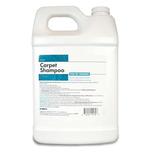 Genuine Kirby Pet Pet-Friendly Foaming Carpet Shampoo 1 Gallon Lavender Scent