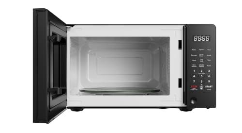 Frigidaire 0.7 Cu Ft Microwave Oven - Black, Digital Control Panel, Child Lock, 6 Auto Settings