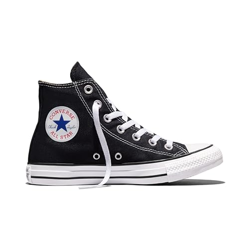 Converse Unisex Chuck Taylor All Star High Top Sneakers - Black, 12 Women / 10 Men
