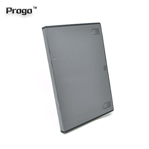 Progo 50 Pack Black DVD Cases 14mm - Standard Single Disc Storage