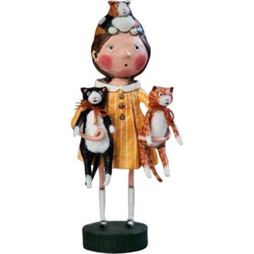 Lori Mitchell Kat's Cats Figurine 7.25-inch Collectible Home Decor