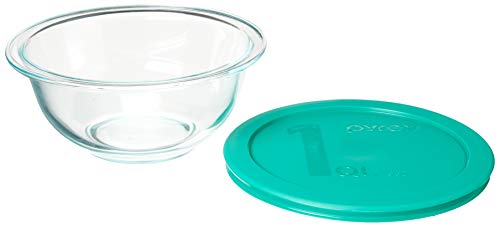 Pyrex Glass Bowl Set with Lids - 8-Piece Kitchen Storage & Mixing Bowls