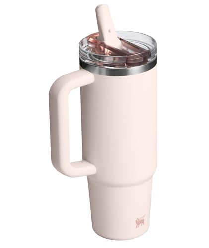 Stanley Quencher ProTour 30 oz Flip Straw Tumbler - Rose Quartz, Leakproof & Insulated