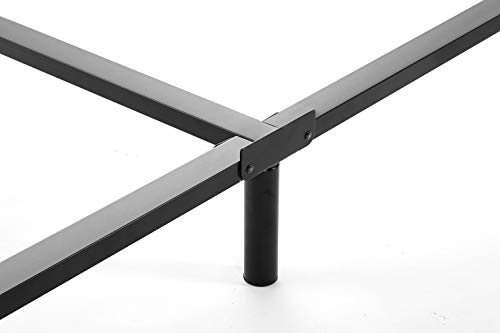 King Size Metal Bed Frame 7 Inch - Heavy Duty 9-Leg Support, Tool-Free Assembly