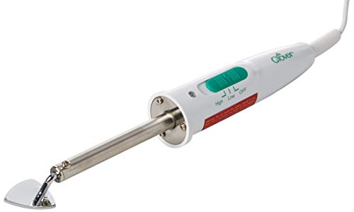 Mini Iron for Quilting & Crafting - White, with Stand & Temperature Control