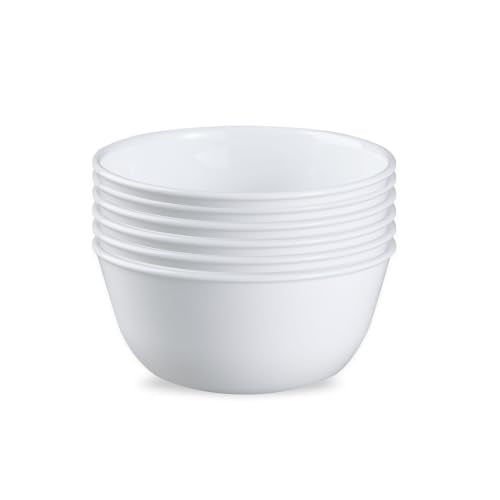 Corelle Vitrelle 28oz Soup & Cereal Bowls Set of 6 - Chip & Crack Resistant White