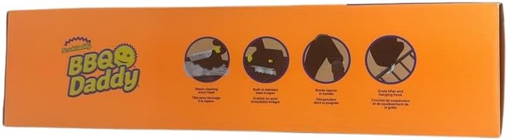 Scrub Daddy - BBQ Daddy Grill Scrubber Value Pack | Durable, Heat-Resistant, Water-Activated FlexTexture