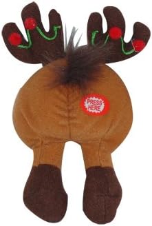 Farting Reindeer Ornament - Tootin Tushies Holiday Decor for Fun Christmas Gifts