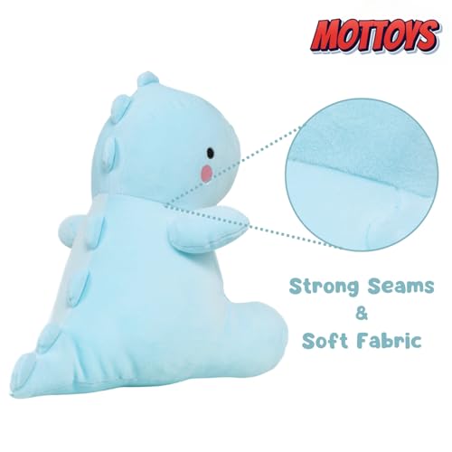 Dinosaur Plush Toys - 12" Stuffed Plushies - Soft Pillow for Home Decorations - Hugging Figures for Boys and Girls - Cute Animal Toys for Fans - Ideal Sleep and Play Companion (Blue)