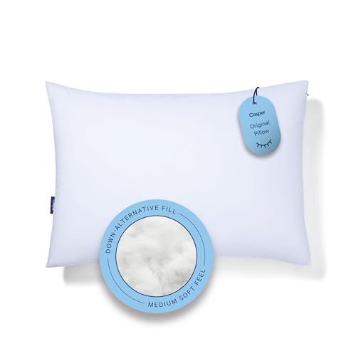 Casper Sleep Original King Pillow - Medium-Soft Down-Alternative Bed Pillow