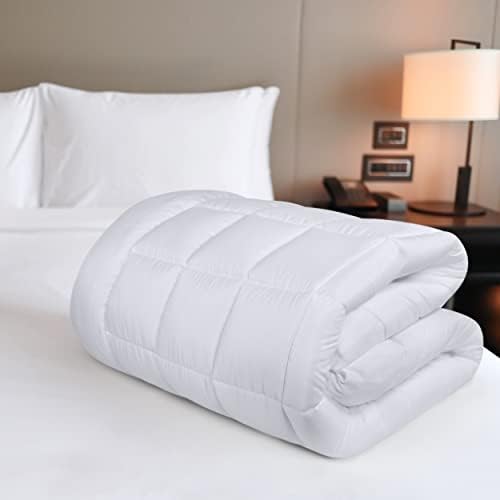 Utopia Bedding Queen Mattress Pad - Quilted Fitted Protector with Fluffy Pillow Top | Deep Pocket 60x80 Inches, White