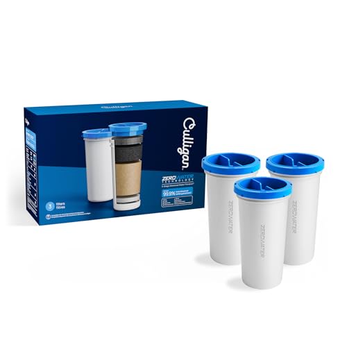 Culligan ZeroWater 3-Pack Replacement Water Filters for PFAS & Lead Reduction